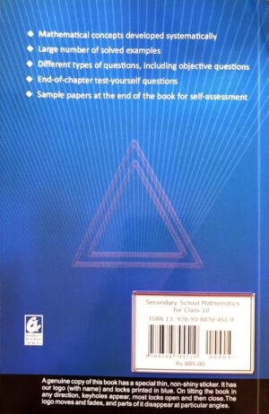Secondary School Mathematics for Class 10 - CBSE - by R.S. Aggarwal Examination 2025-26