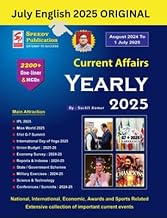SPEEDY Current Affairs Yearly August 2024 to July 2025 (English Edition)