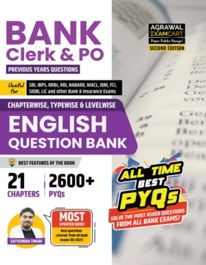 AGRWAL BANK CLERK & PO ENGLIAH QUESTION BANK 2600+ PYQ 2025
