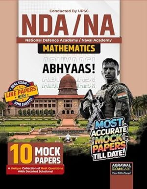 Examcart NDA / NA Mathematics 10 Abhyaas Mock Papers Book for 2025 Exam (English Medium) Paperback – 4 February 2025