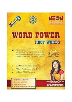 NEON CLASSES WORD POWER ROOT WORS NEW EDITION 2024-25 BY MANISHA BANSAL